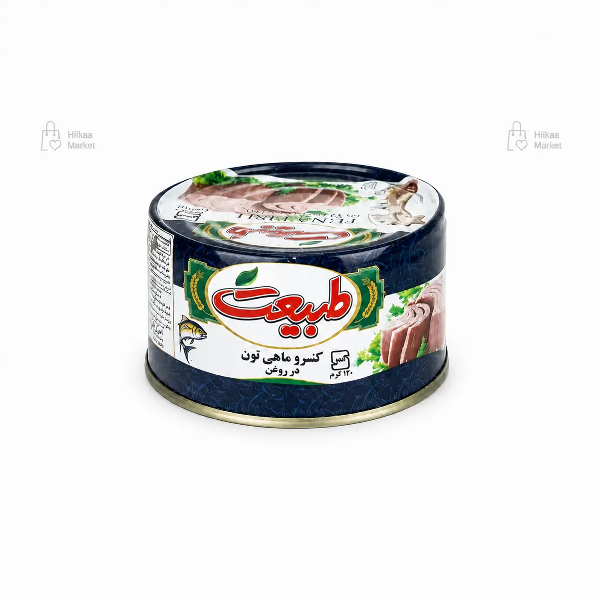 کنسرو تن ماهی طبیعت 120 گرم