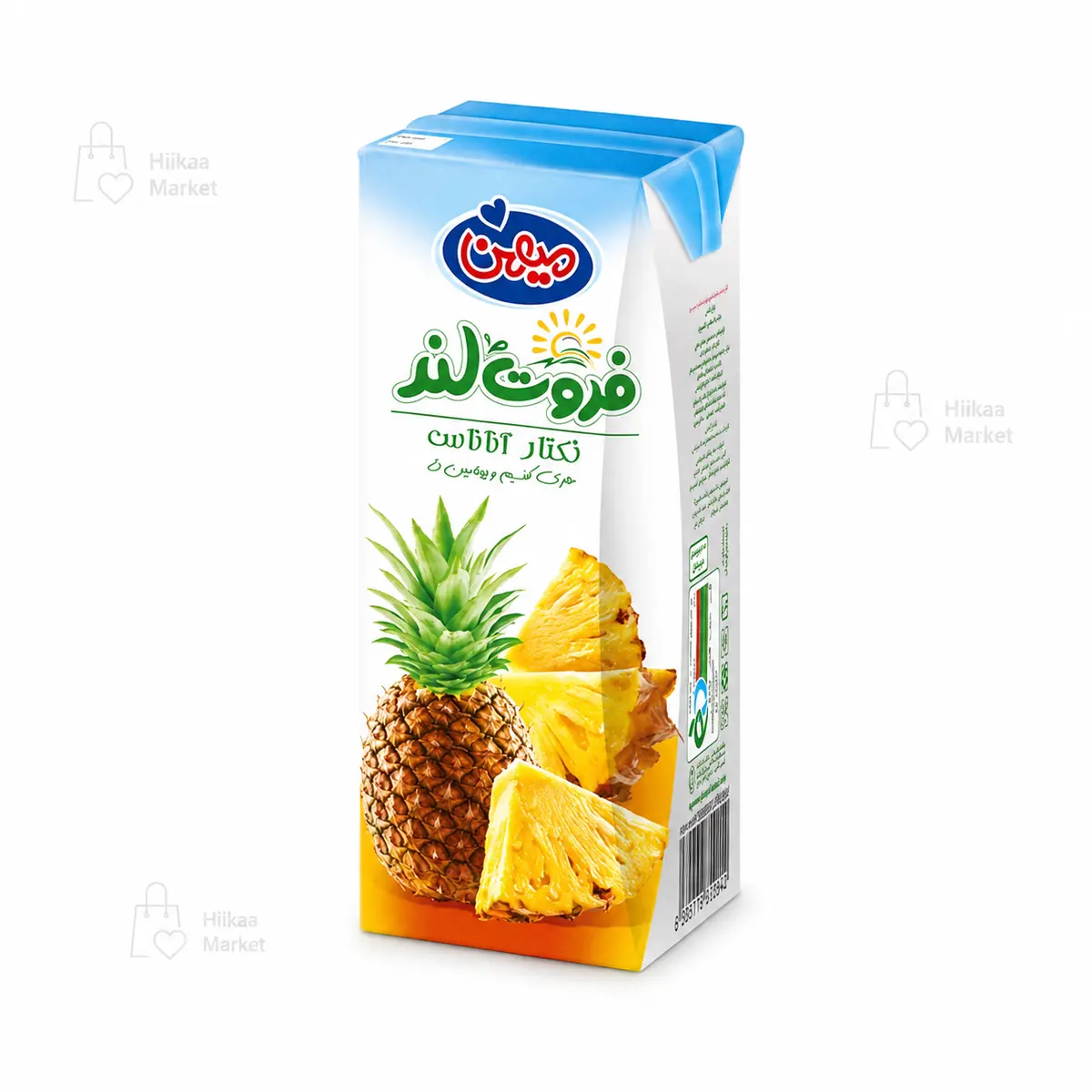 آبمیوه فروتلند میهن پاکتی آناناس200سی سی 1 آبمیوه فروتلند میهن پاکتی آناناس200سی سی