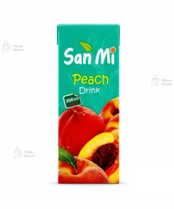 آبمیوه سان می پاکتی با طعم هلو 200 سی سی