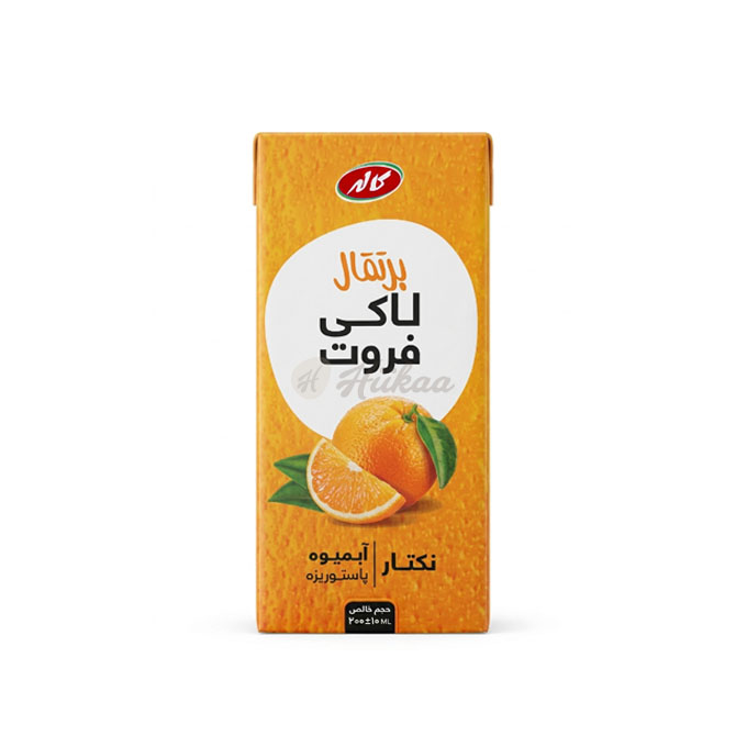 آبمیوه کاله با طعم پرتقال 200 سی سی