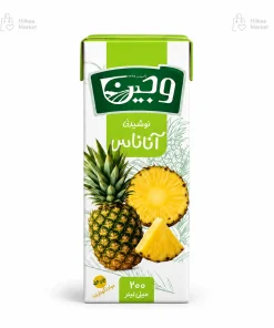 آبمیوه وجین پاکتی با طعم آناناس 200 سی سی