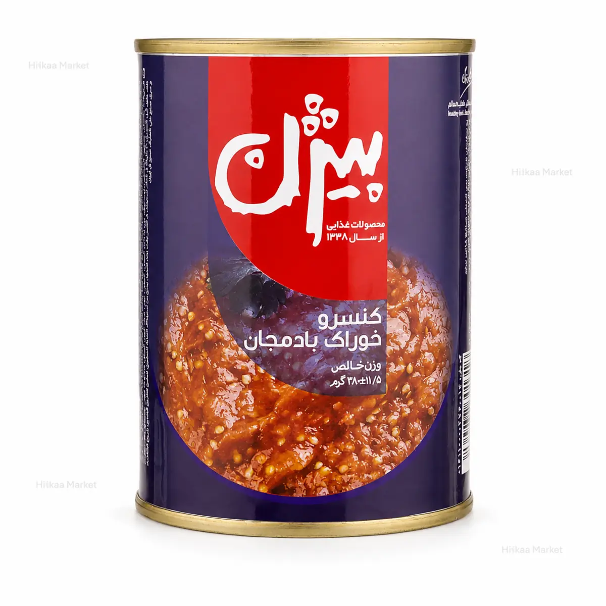 کنسرو بیژن خوراک بادمجان 380 گرم